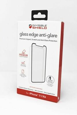 #ad Zagg Invisible Shield Glass Edge Anti Glare Screen Protector for iPhone 11 XR $9.99