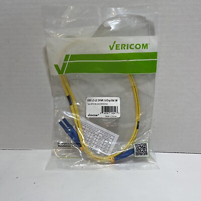 #ad Vericom OS2 LC LC OFNR 1.8 Dip Std 1M $6.80