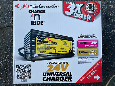 #ad New Schumacher Charge N Ride 24V Universal Charger CR4 For Ride On Toys $28.99