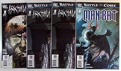 #ad Battle For The Cowl Lot of 4 #Man Bat 1Arkham Asylum 1x2Reborn DC 2009 Comics $13.89