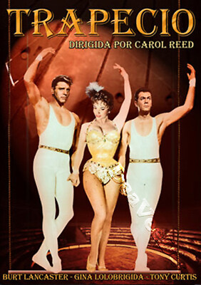 #ad Trapeze NEW PAL Classic DVD C. Reed Burt Lancaster Gina Lollobrigida Tony Curtis $34.99