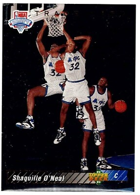 #ad SHAQUILLE O#x27;NEAL RC 1992 UPPER DECK Trade Card #1b $47.50