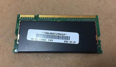 IBM LENOVO THINKPAD 1GB 31P9835 31P9834 PC2700 SO DIMM T41 X31 T43 R52 RAM $19.95