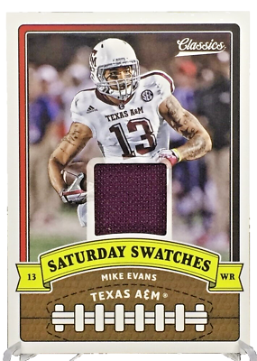 #ad 2018 Mike Evans Saturday Swatches Relic 31 Panini Classics Football Aggies M7 $5.90