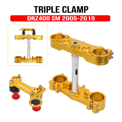 #ad Triple Tree Clamps Steering Stem Riser Mount Clamp For DRZ400 SM 2005 2019 $196.62