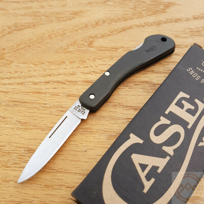 #ad Case XX Mini Blackhorn Lockback Folding Knife Stainless Steel Blade Zytel Handle $22.49