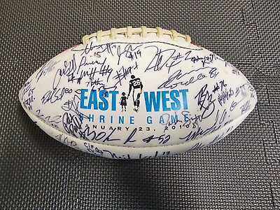 #ad 2010 East Vs. West Shrine Game Autographed Football Feat Kam Chancellor $150.00