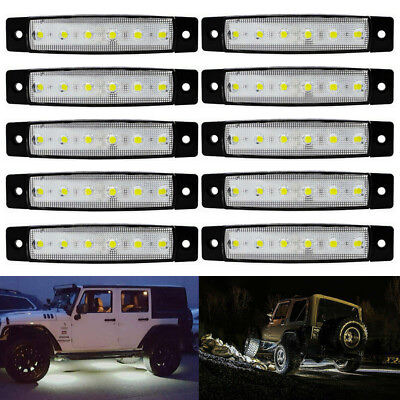 White Rock pods Light LED 10 for Off Lights Road Truck ATV Car SUV Wheel Under $12.34