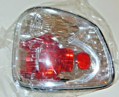 #ad 97 03 Chrome Euro Tail Light F150 Flare Side Taillight Lamp Set F 150 2003 $49.95