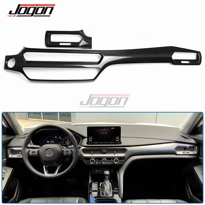#ad Carbon Fiber Central Dashboard Panel Trim For Acura Integra Type S 2023 2024 25 $278.93