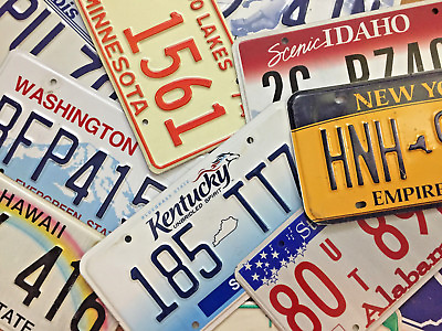 #ad Authentic License Plates All States Available amp; More In Good Condition $1.99