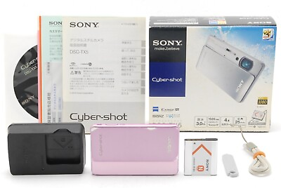 #ad EXC5 SONY Cyber Shot DSC TX5 Pink Digital from JAPAN language Japanese only $154.99