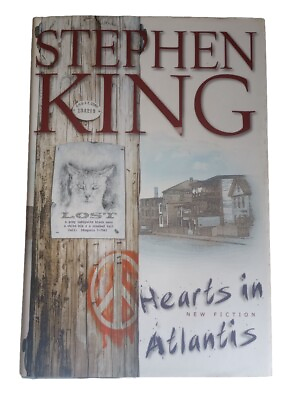 #ad Stephen King Hearts in Atlantis Hardcover First Edition 1st Printing $11.89