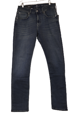 #ad 7 Seven For All Mankind Straight Classic Jeans Men Sz 31 32 33 34 40 NWT $75.95