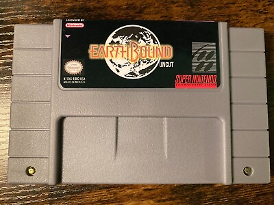 #ad Earthbound Uncut SNES 16 Bit Rom Game Cartridge USA NTSC English $28.00