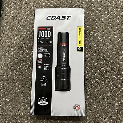 #ad *BRAND NEW* COAST G56R 1000 Lumens Rechargeable Dual Power IP54 FREE SHIPPING $22.99