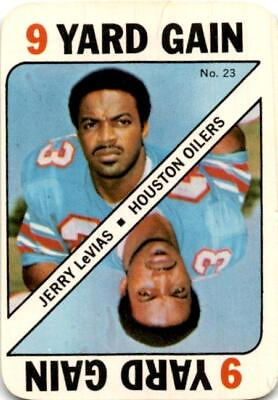 #ad 1971 Topps Football #23 Jerry LeVias Houston Oilers Vintage Original $2.49