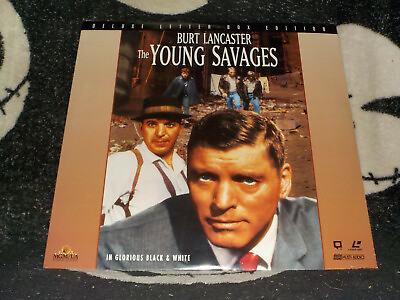 #ad The Young Savages NEW SEALED Letterbox Laserdisc LD Burt Lancaster Free Ship $30 $12.34