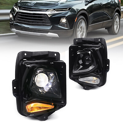 #ad Pair Headlights For 2019 2022 Chevy Blazer HID Xenon Projector Lamp Assembly $263.99