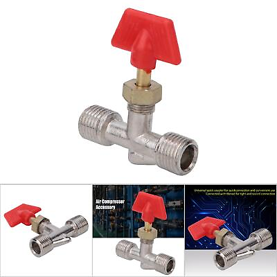 #ad 5Pcs Needle Valve 1 4in Float Ball Valve Spare Parts For Air Compressor $11.73