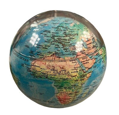 #ad Mova Blue Relief Map Globe MG 6 RBE Rotating READ 6” $240.00