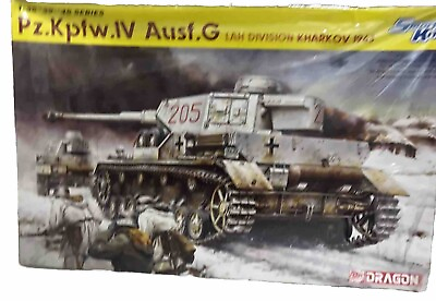 #ad 1 35 German Pz.Kpfw.IV Ausf.G LAH Kharkov #x27;43 with upgrades Dragon #6363 $35.00