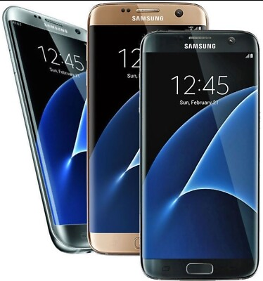#ad Samsung Galaxy S7 Edge G935U 32GB Factory GSM Unlocked ATamp;T T Mobile 8 10 Good $85.49