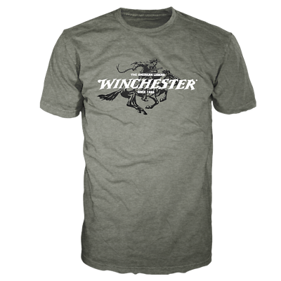 #ad Winchester Official Legend Rider Graphic Short Sleeve T Shirt for Men $19.99