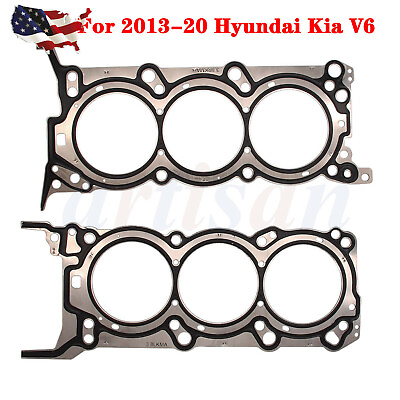 #ad 2x NEW Cylinder Head Gasket Kit Left amp; Right Fits For 2013 2020 Hyundai Kia V6 $17.39
