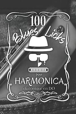 #ad 100 Blues Licks pour harmonica diatonique en DO Harmonica diatonique DO Blues ri $22.44