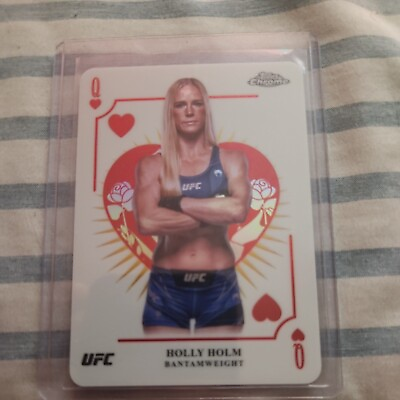 #ad 2024 Topps Chrome UFC Holly Holm Kings And Queens SSP $55.00
