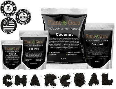 #ad Activated Charcoal Powder Organic 100% Natural Food Grade Bulk Teeth Whitening $6.30