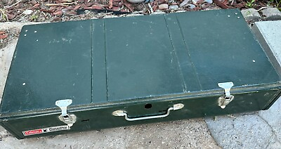 #ad VINTAGE COLEMAN POWERHOUSE 428 DUAL FUEL 3 BURNER CAMPING STOVE Untested $144.44