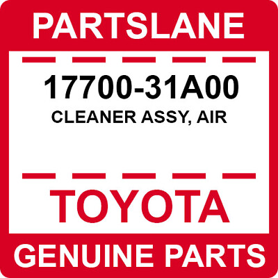 #ad 17700 31A00 Toyota OEM Genuine CLEANER ASSY AIR $349.28