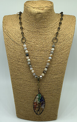 #ad free shipping Fashion ethnic zinc alloy chain life tree pendant necklace $16.99