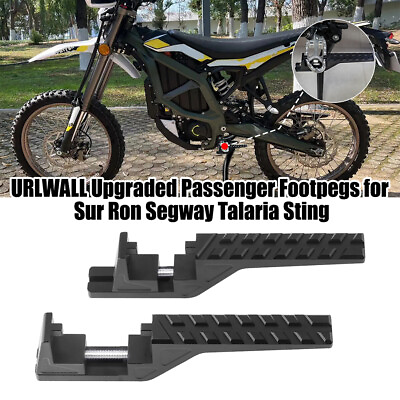 #ad URLWALL 2x Universal Passenger Footpegs For SurRon Segway X160 X260 E Dirt Bike $59.99