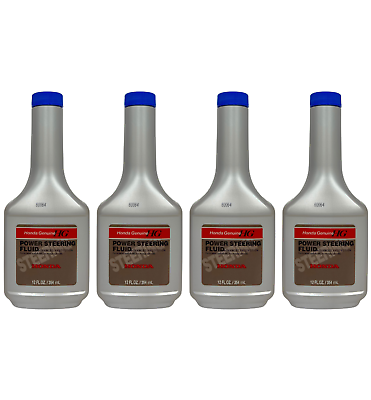 #ad 4 new bottles genuine HONDA Power steering pump fluid 12oz 08206 9002 $26.99