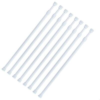 #ad 8 Packs Small Tension Rods 16 to 28 inch Spring Adjustable Bars for Camper RV... $27.26