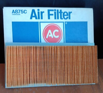 #ad NOS ACDelco Air Filter A875C Somerset Cavalier Corsica Calais Beretta Skylark $2.99