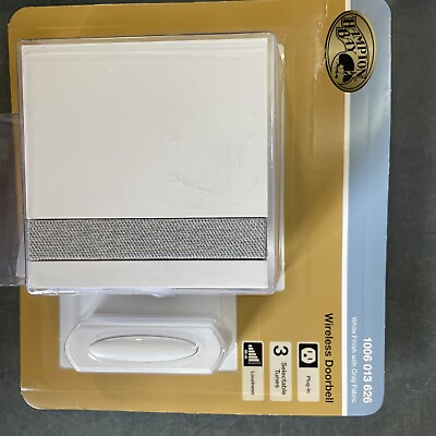 #ad Hampton Bay Wireless Doorbell White Finish 1006 013 626 $13.00