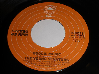 #ad The Young Senators Boogie Music Instrumental 45 RPM Record $6.59