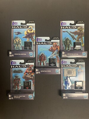 #ad Mega Bloks Construx Halo Universe Heroes Series 17 Spartan Set 5Pcs $37.99