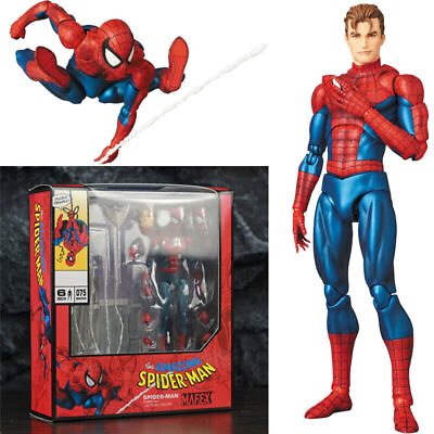 #ad New Mafex No.075 Marvel The Amazing Spider Man Comic Ver. Action Figure Box Set $19.99
