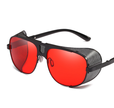 #ad New punk style trend sunglasses Fashion thick side windshield sunglasses Persona $27.13