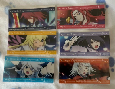 #ad Tales Of Symphonia Clear Card All 6 Types Set Kotobukiya Lottery New $79.02