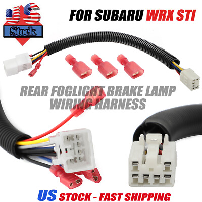 F1 Rear Fog Light Plug and Play Harness For Subaru WRX STI Brake Light 2015 2021 $14.39