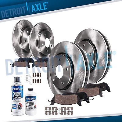 #ad Front Rear Disc Rotors Ceramic Brake Pads for Toyota Camry Avalon Lexus ES350 $152.48