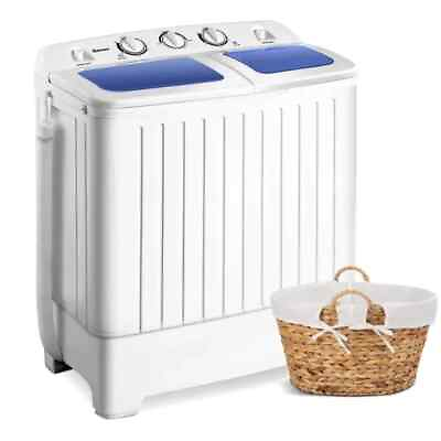 #ad Washing Machine Bestseller Portable Mini Compact Twin Tub Washer for Chr $161.41