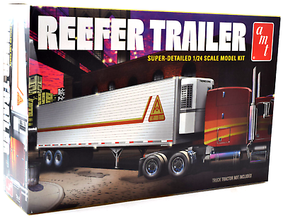 #ad AMT Reefer Semi Trailer 1:24 Scale Plastic Model Kit 1170 $44.99