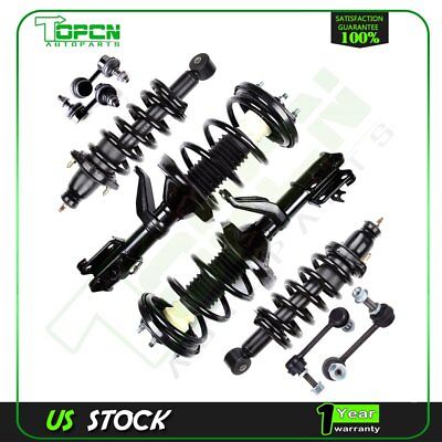 #ad For 2002 06 Honda CRV CR V 8pc Front Rear Quick Strut Assembly Stabilizer 8pc $294.45